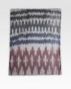 Fair isle melange print embraces this modal silk design, lending a cool, carefree touch to your most clean-cut ensemble.68 x 10090% modal/10% cashmereDry cleanImported