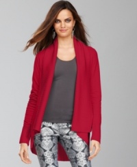 The ultimate layering piece, INC's swingy cardigan adds a cozy touch to all of your outfits. The ultimate layering piece, INC's swingy cardigan adds a cozy touch to all of your outfits.