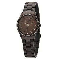 Skagen Women's 347SDXD Black Label Brown, Stainless Steel With Swarovski Elements Watch Skagen Women's 347SDXD Black Label Brown, Stainless Steel With Swarovski Elements Watch
