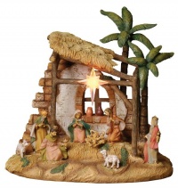 Fontanini by Roman Lighted Nativity Musical 8-Inch Fontanini by Roman Lighted Nativity Musical 8-Inch
