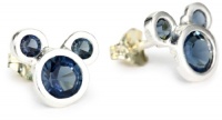 Disney Mickey Girl's Sterling Silver September Birthstone Stud Crystal Earrings Disney Mickey Girl's Sterling Silver September Birthstone Stud Crystal Earrings