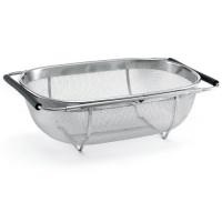 Polder 6631-75 Stainless-Steel Sink Strainer with Extending Rubber-Grip Arms Polder 6631-75 Stainless-Steel Sink Strainer with Extending Rubber-Grip Arms