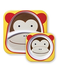 Little ones will love having their very own tableware featuring their favourite zoo character! Bright colors and whimsical faces make mealtime fun. Little ones will love having their very own tableware featuring their favourite zoo character! Bright colors and whimsical faces make mealtime fun.