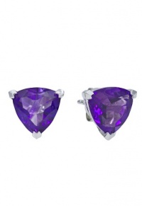 Effy Jewlery 14K White Gold Amethyst Earrings, 4.40 TCW