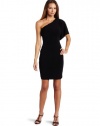 Calvin Klein Women's Flutter One Shoulder Dress