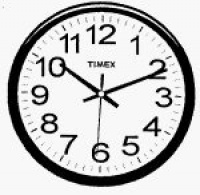 Geneva Black 13-1/2-Inch Quartz Wall Clock