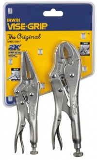 Irwin Tools 36- 2 Piece Original Locking Pliers Set Contains: 1 Each 7WR and 6LN Irwin Tools 36- 2 Piece Original Locking Pliers Set Contains: 1 Each 7WR and 6LN