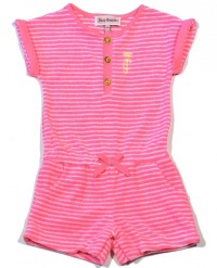 Juicy Couture Striped Terry Romper in Bardo-18-24mo Juicy Couture Striped Terry Romper in Bardo-18-24mo