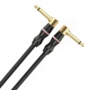 Monster Bass Instrument Cable 8 in. - angled 1/4 plugs M BASS-.75DA