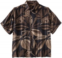 Cubavera Men's Big-Tall Short Sleeve Print Shirt