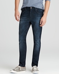 Organic cotton is blended with stretch for a skinny jean that has a little give, a casual cool look for all your laid-back plans that require a bit of city style. Organic cotton is blended with stretch for a skinny jean that has a little give, a casual cool look for all your laid-back plans that require a bit of city style.