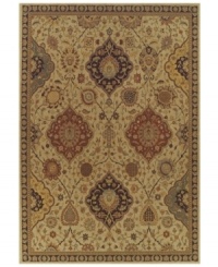 Laden with all the intricate loom-work of an ancient Persian design, the Premier area rug from Dalyn reinvents this beautiful tradition for the Modern home. Made in Egypt of durable polypropylene and shimmering polyester fibers, it provides any room with captivating texture and added dimension. Laden with all the intricate loom-work of an ancient Persian design, the Premier area rug from Dalyn reinvents this beautiful tradition for the Modern home. Made in Egypt of durable polypropylene and shimmering polyester fibers, it provides any room with captivating texture and added dimension.