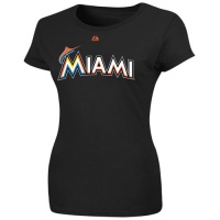 Maimi Marlins Black Wordmark T-shirt Maimi Marlins Black Wordmark T-shirt