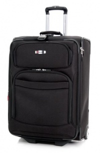 Delsey Helium Fusion 25 Expandable Suiter Trolley, Black Delsey Helium Fusion 25 Expandable Suiter Trolley, Black