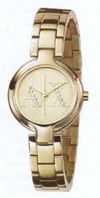 Armani Exchange Steel Dress Champagne Dial Women's Watch #AX4062