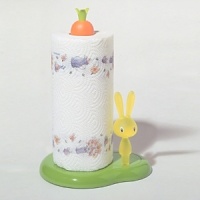 This adorable paper towel holder from Alessi instantly adds fun to your kitchen. This adorable paper towel holder from Alessi instantly adds fun to your kitchen.