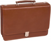 McKleinUSA LEXINGTON 83544 Brown Flapover Double Compartment Briefcase McKleinUSA LEXINGTON 83544 Brown Flapover Double Compartment Briefcase