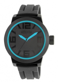 Kenneth Cole Reaction Men's RK1234 Triple Black Blue Details Watch Kenneth Cole Reaction Men's RK1234 Triple Black Blue Details Watch