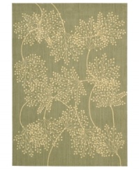 Enhance your living area with the beautiful look and sheen of Nourison's Capri rug. Woven of a blend of fine wool with Nourison's signature light-reflecting Luxcelle™ fibers, the luminous rug features a delicate leafy design across a soft sage background. (Clearance) Enhance your living area with the beautiful look and sheen of Nourison's Capri rug. Woven of a blend of fine wool with Nourison's signature light-reflecting Luxcelle™ fibers, the luminous rug features a delicate leafy design across a soft sage background. (Clearance)