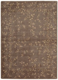 Nourison Zanibar Vines of Flowers Khaki 5.6-Feet by 7.5-Feet Polyacrylic Area Rug Nourison Zanibar Vines of Flowers Khaki 5.6-Feet by 7.5-Feet Polyacrylic Area Rug