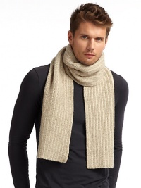 THE LOOKLuxe 2-ply cashmere from expertly maintained inner Mongolian cashmere goatsFeatures long, fine, smooth fibers top-dyed for maximum color saturationTwo-tone design Ribbed detailsTHE FIT10W X 68LTHE MATERIAL50% cashmere/50% lambswoolCARE & ORIGINDry cleanImportedThis item was originally available for purchase at Saks Fifth Avenue OFF 5TH stores. THE LOOKLuxe 2-ply cashmere from expertly maintained inner Mongolian cashmere goatsFeatures long, fine, smooth fibers top-dyed for maximum color saturationTwo-tone design Ribbed detailsTHE FIT10W X 68LTHE MATERIAL50% cashmere/50% lambswoolCARE & ORIGINDry cleanImportedThis item was originally available for purchase at Saks Fifth Avenue OFF 5TH stores.