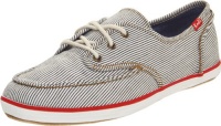Keds Women's Champion Skipper Stripe Flat,Blue/White,8 M US Keds Women's Champion Skipper Stripe Flat,Blue/White,8 M US