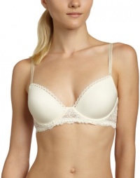 Calvin Klein Women's Seductive Comfort Customized Lift Bra W/Lace Wing,Ivory,32C Calvin Klein Women's Seductive Comfort Customized Lift Bra W/Lace Wing,Ivory,32C