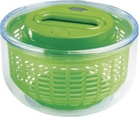 Zyliss Easy Spin Salad Spinner, 2-3 Servings, Green Zyliss Easy Spin Salad Spinner, 2-3 Servings, Green