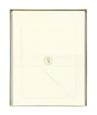 CR Gibson Boxed Stationery With 50 Sheets of Letter Paper and 25 Envelopes, Vanilla (CS81-4) CR Gibson Boxed Stationery With 50 Sheets of Letter Paper and 25 Envelopes, Vanilla (CS81-4)