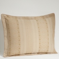An exotic array of pattern and texture - from rustic tile prints to subtle tone-on-tone woven jacquard - is designed in a palette of soft neutrals with hints of color to create a look of bold bohemian romance perfect for any home. An exotic array of pattern and texture - from rustic tile prints to subtle tone-on-tone woven jacquard - is designed in a palette of soft neutrals with hints of color to create a look of bold bohemian romance perfect for any home.