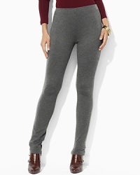 A slim, fitted leg creates a modern look on the flattering Mani pant in sleek stretch jersey. A slim, fitted leg creates a modern look on the flattering Mani pant in sleek stretch jersey.
