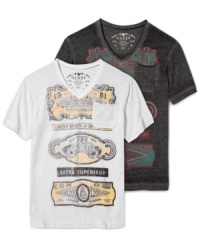 Amp up your weekend wardrobe with this sweet graphic tee from Guess. Amp up your weekend wardrobe with this sweet graphic tee from Guess.