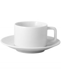 A fine line. Simply timeless, the French Organza teacup is reminiscent of sheer silk, with a white-on-white pattern in versatile porcelain. A flawless choice for the contemporary home, by Bernardaud. A fine line. Simply timeless, the French Organza teacup is reminiscent of sheer silk, with a white-on-white pattern in versatile porcelain. A flawless choice for the contemporary home, by Bernardaud.
