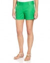 Vince Camuto Women's Cuffed Short, Grass Green, 4