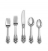 Wallace Grande Baroque 66-Piece Sterling Silver Flatware Set with Double Bonus, Service for 12