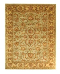 Air of ancestry. Vibrantly colored fibers are arranged in intricate patterns in the Heritage area rug, creating a look reminiscent of ancient royal textiles. Hand tufted and woven from pure wool by experienced artisans in India, it makes a refined statement wherever placed. (Clearance) Air of ancestry. Vibrantly colored fibers are arranged in intricate patterns in the Heritage area rug, creating a look reminiscent of ancient royal textiles. Hand tufted and woven from pure wool by experienced artisans in India, it makes a refined statement wherever placed. (Clearance)