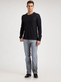 The perfect lightweight, layering option for your summer wardrobe and beyond, rendered in slim-fitting cotton for a cool, minimalist look.CrewneckCotton/elastaneMachine washImported The perfect lightweight, layering option for your summer wardrobe and beyond, rendered in slim-fitting cotton for a cool, minimalist look.CrewneckCotton/elastaneMachine washImported