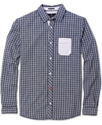 With a cool checked pattern, this shirt from Buffalo David Bitton will quickly become your weekend warrior. With a cool checked pattern, this shirt from Buffalo David Bitton will quickly become your weekend warrior.