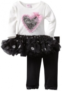 Blueberi Boulevard Baby-girls Newborn Lace Heart Knit Set With Mesh Tutu Skirt, Cream, 6-9 Months Blueberi Boulevard Baby-girls Newborn Lace Heart Knit Set With Mesh Tutu Skirt, Cream, 6-9 Months