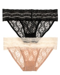 A sheer floral lace thong in a flattering silhouette from b.tempt'd. Style #978182 A sheer floral lace thong in a flattering silhouette from b.tempt'd. Style #978182
