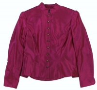 Lauren Ralph Lauren Women's Silk Dupioni Jacket (Aster Pink) Lauren Ralph Lauren Women's Silk Dupioni Jacket (Aster Pink)