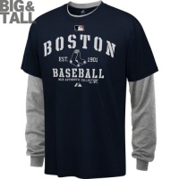 Boston Red Sox Big & Tall Long Sleeve T-Shirt Boston Red Sox Big & Tall Long Sleeve T-Shirt
