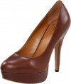 Vince Camuto Women's Maari Platform Pump,Brown Sugar/Grapefruit,7.5 M US