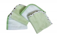 American Baby Company 4-Pack 100% Organic Cotton Terry Washcloths, Celery American Baby Company 4-Pack 100% Organic Cotton Terry Washcloths, Celery