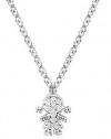 Meira T 14K White Gold & Diamonds Girls Charm Necklace