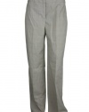 Jones New York Womens Plaid Classic Fit Straight Leg Dress Pants