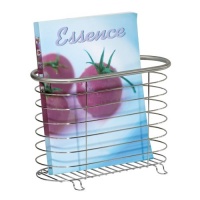 InterDesign Forma Ultra Magazine Holder, Brushed Stainless Steel InterDesign Forma Ultra Magazine Holder, Brushed Stainless Steel