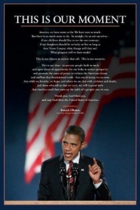 Barack Obama Moment Poster Barack Obama Moment Poster