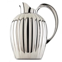 Georg Jensen Bernadotte thermos/pitcher with stopper. An ancient form with a modern twist. This iconic piece, designed by Swedish Prince Bernadotte, is sure to make as big a splash in your home or office today as it did when originally produced in 1938. Georg Jensen Bernadotte thermos/pitcher with stopper. An ancient form with a modern twist. This iconic piece, designed by Swedish Prince Bernadotte, is sure to make as big a splash in your home or office today as it did when originally produced in 1938.