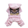 Casual Pink Dog Jersey Sporty Dog Shirt for Dog Hoodie Dog Jumpsuit Cozy Dog Clothes Free Shipping,Light Pink,XS